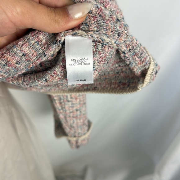 J Jill Pink Tweed Knit Jacket - Picture 6 of 6